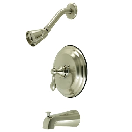Kingston Brass KB3638ACL Single-Handle Tub and Shower Faucet, Brushed Nickel KB3638ACL